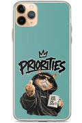 Cat With Priorities Attitude - Phone Case