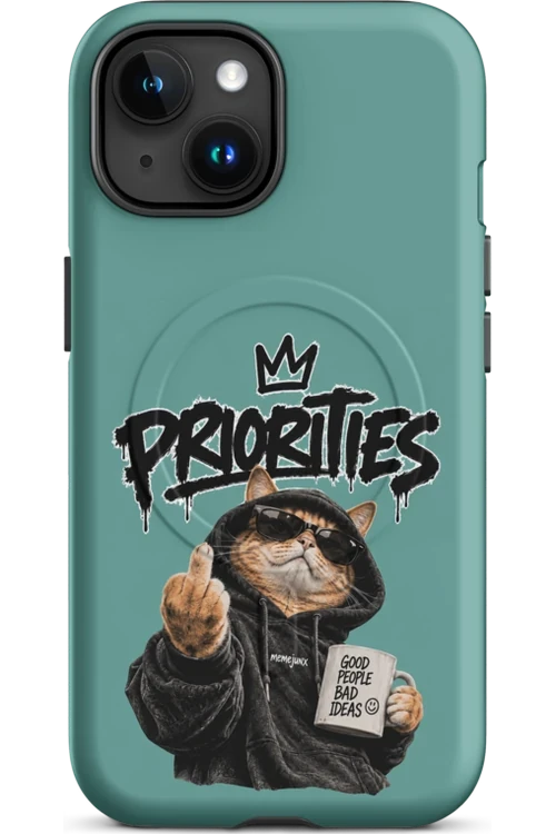 Cat With Priorities Attitude - Phone Case