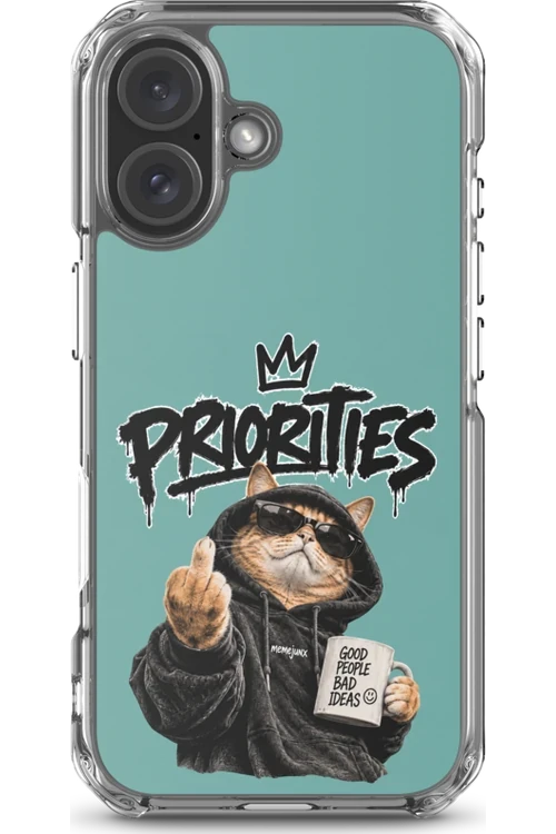 Cat With Priorities Attitude - Phone Case