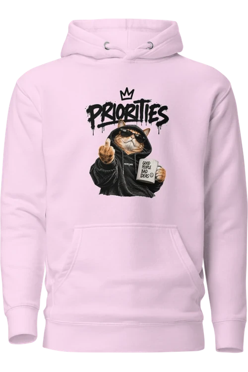 Cat With Priorities Attitude - Apparel
