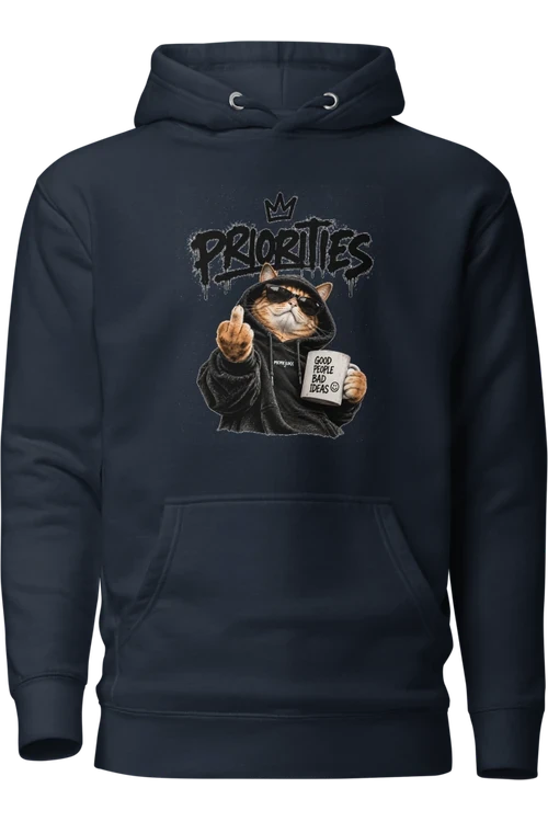 Cat With Priorities Attitude - Apparel