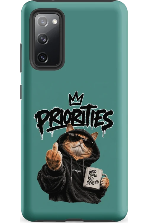 Cat With Priorities Attitude - Phone Case