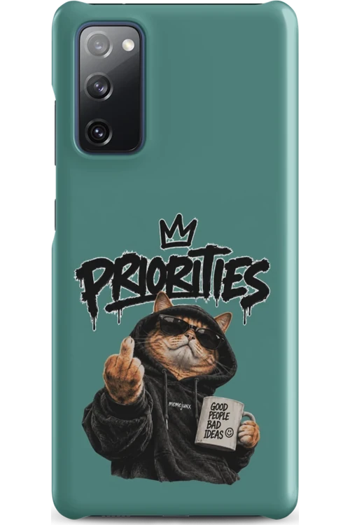 Cat With Priorities Attitude - Phone Case