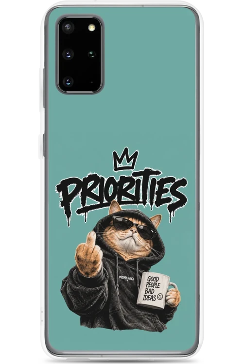 Cat With Priorities Attitude - Phone Case