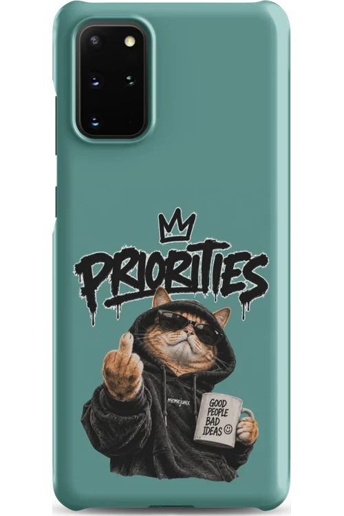 Cat With Priorities Attitude - Phone Case