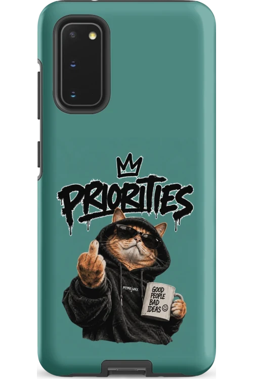 Cat With Priorities Attitude - Phone Case