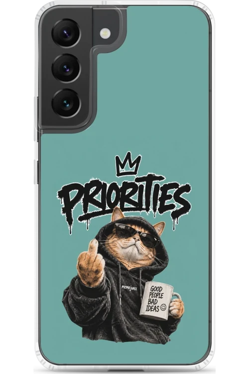 Cat With Priorities Attitude - Phone Case