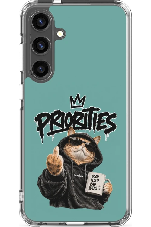 Cat With Priorities Attitude - Phone Case