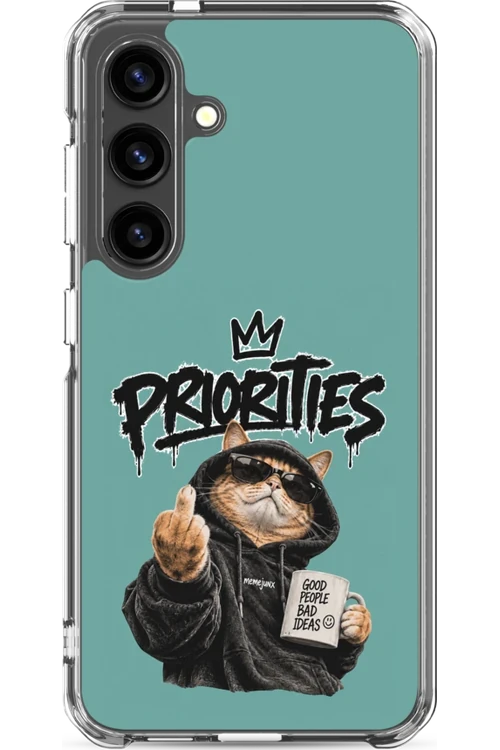 Cat With Priorities Attitude - Phone Case