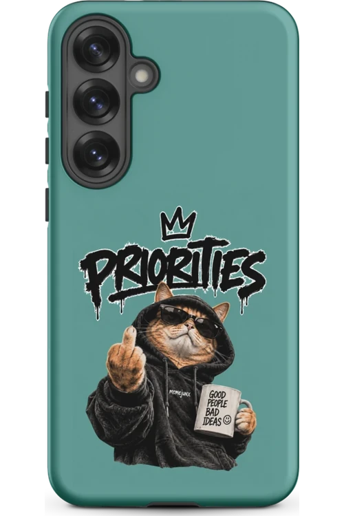 Cat With Priorities Attitude - Phone Case
