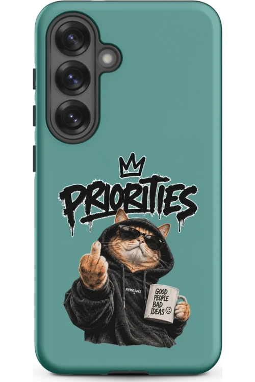 Cat With Priorities Attitude - Phone Case